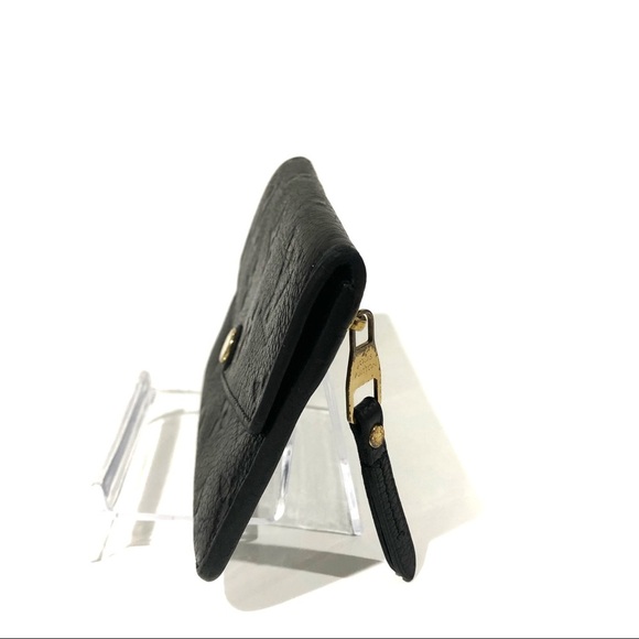 Authentic Louis Vuitton Black Empriente Leather Key Cles Pouch Black Noir Wallet - Picture 3 of 11